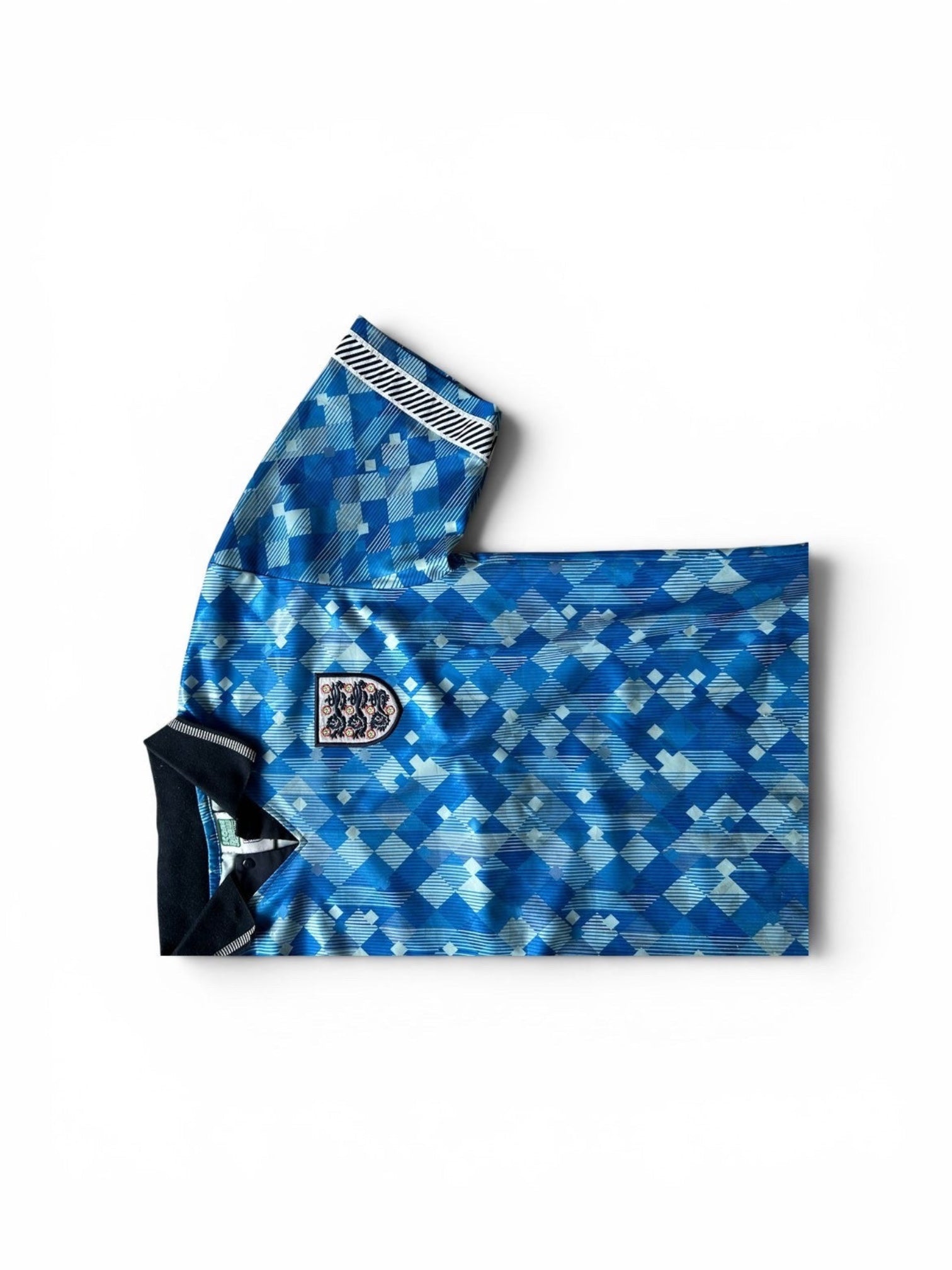England 1990 Blue Away Shirt (Medium) - Premium Second Hand