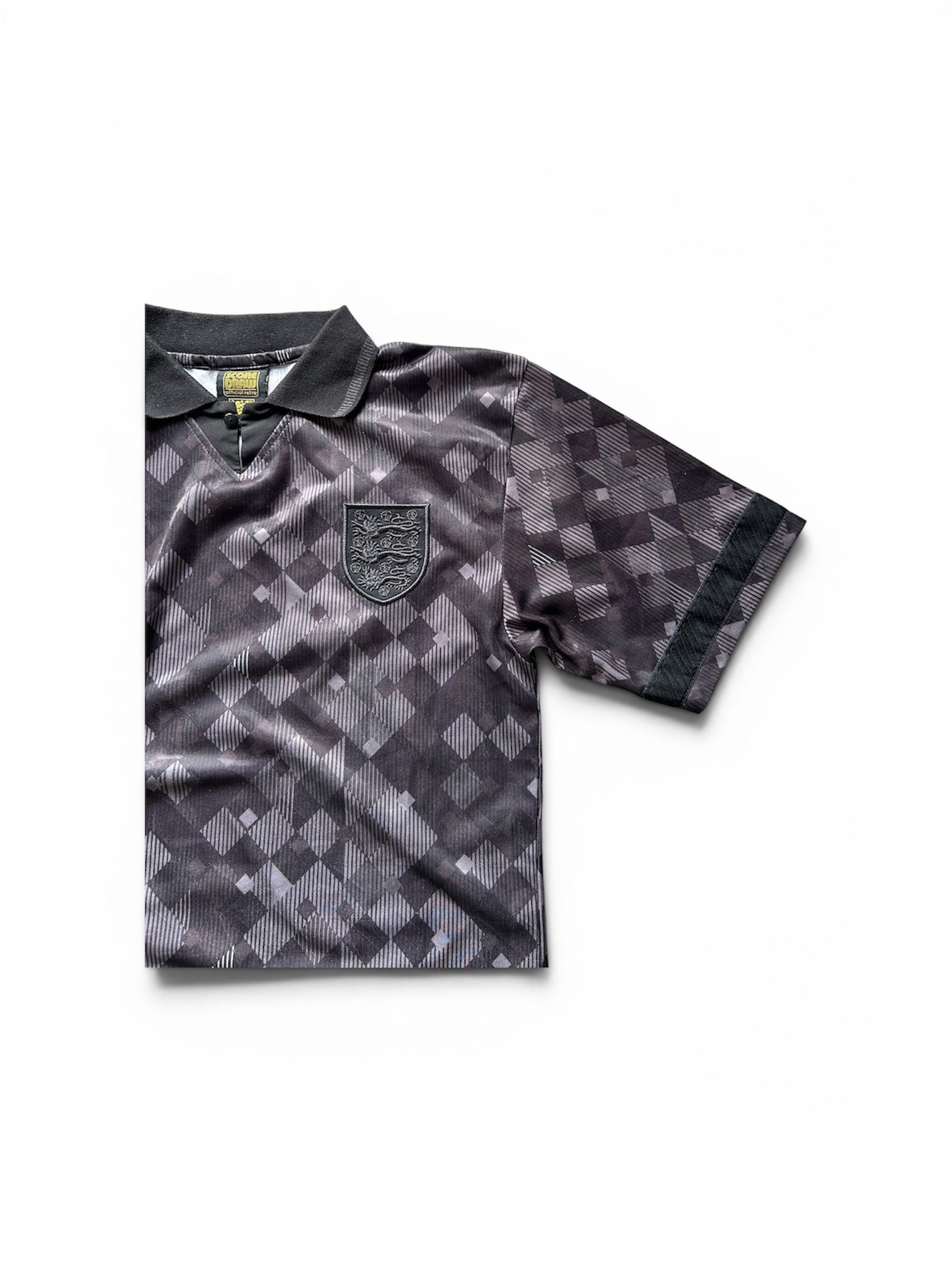 England 1990 Black Shirt (Small) - Premium Second Hand