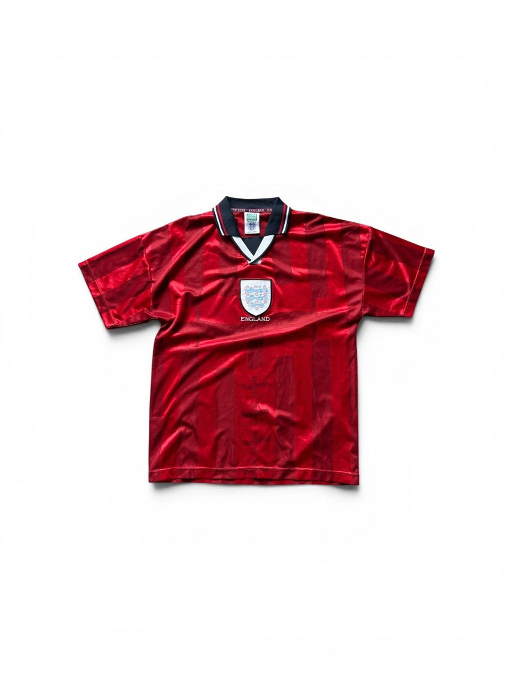 England 1998 Away red shirt (Medium) - Premium Second Hand