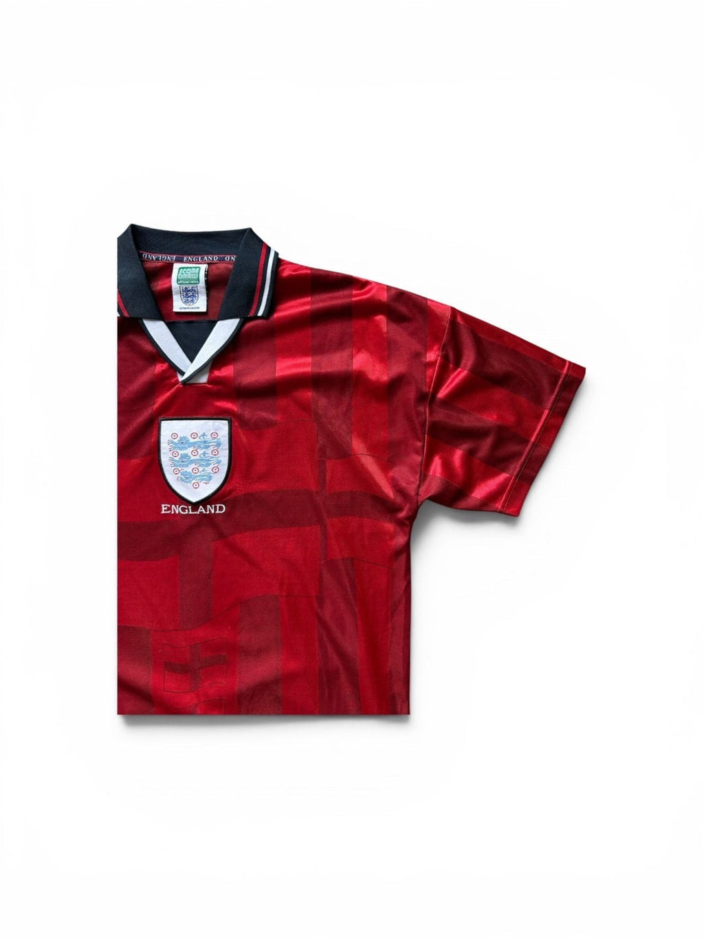 England 1998 Away red shirt (Medium) - Premium Second Hand