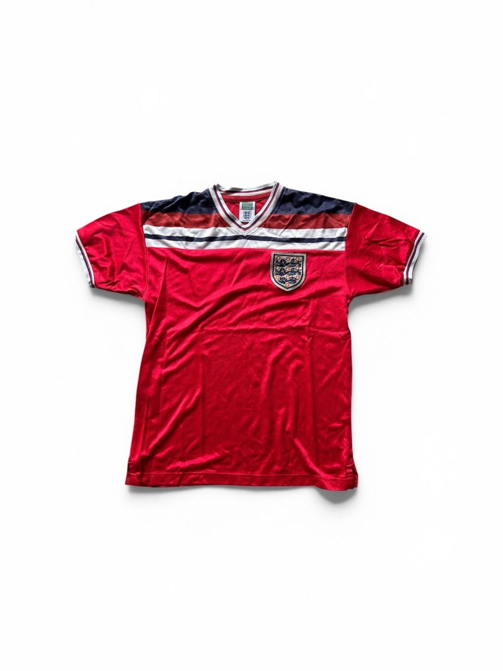England 1982 Away red shirt (Large) - Premium Second Hand